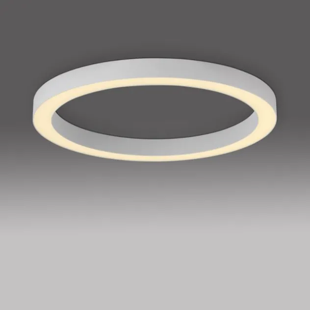 Neuhaus PURE® LED Deckenleuchte PURE Lines Round, snow ,dimmbar, Funk-FB,