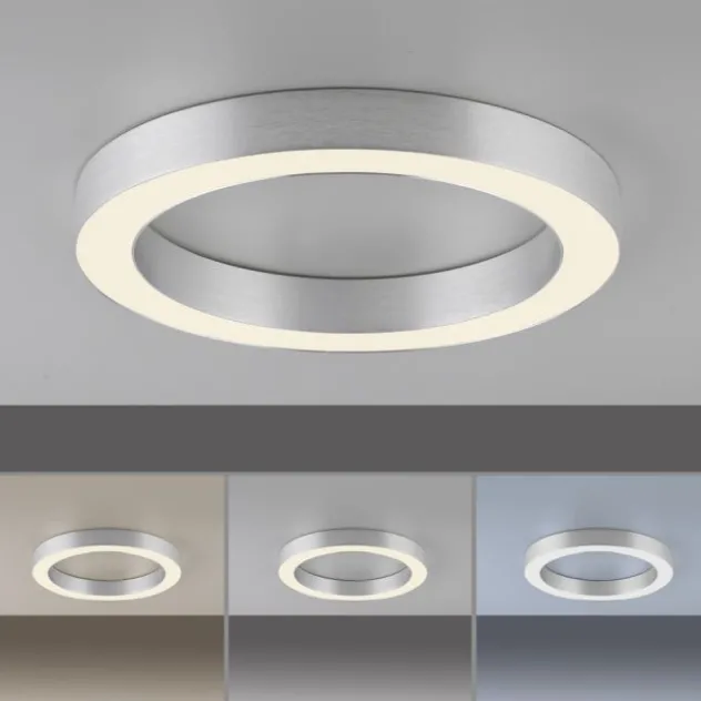 Neuhaus PURE® LED Deckenleuchte PURE Lines Round, diamond (alu), 35 cm, dimmbar