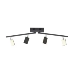 Neuhaus PURE® LED Deckenstrahler PURE Mira, black pearl, 4-flammig, dimmbar, CCT