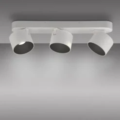 Neuhaus PURE® LED Deckenstrahler PURE Cup, snow, 3-flammig, dreh und schwenkbar