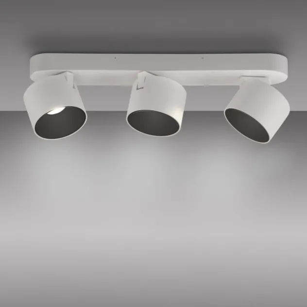 Neuhaus PURE® LED Deckenstrahler PURE Cup, snow, 3-flammig, dreh und schwenkbar