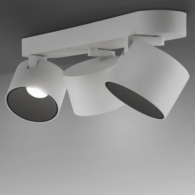 Neuhaus PURE® LED Deckenstrahler PURE Cup, snow, 3-flammig, dreh und schwenkbar