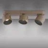 Neuhaus PURE® LED Deckenstrahler PURE Cup, bronce, 3-flammig, dreh und schwenkbar