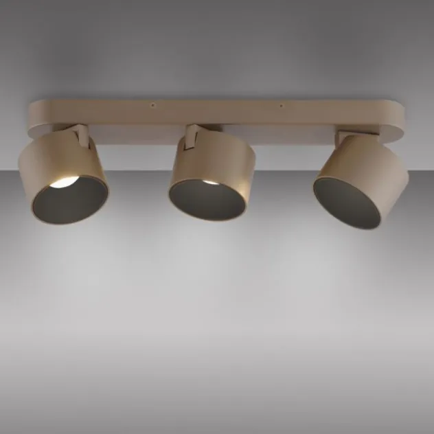 Neuhaus PURE® LED Deckenstrahler PURE Cup, bronce, 3-flammig, dreh und schwenkbar