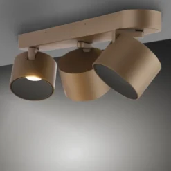 Neuhaus PURE® LED Deckenstrahler PURE Cup, bronce, 3-flammig, dreh und schwenkbar