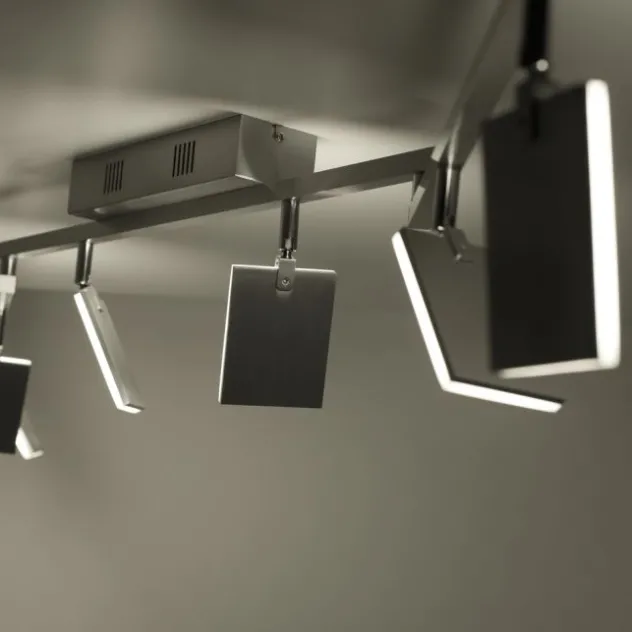 Neuhaus PURE® LED Deckenstrahler PURE Mira, diamond (alu), 6-flammig, dimmbar, CCT