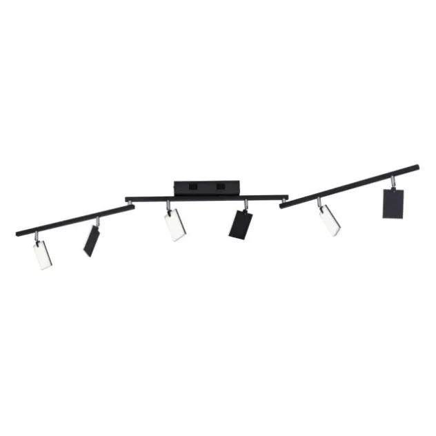 Neuhaus PURE® LED Deckenstrahler PURE Mira, black pearl, 6-flammig, dimmbar, CCT