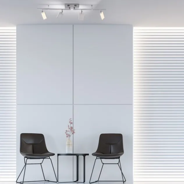 Neuhaus PURE® LED Deckenstrahler PURE Mira, diamond (alu), 4-flammig, dimmbar CCT