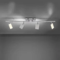 Neuhaus PURE® LED Deckenstrahler PURE Mira, diamond (alu), 4-flammig, dimmbar CCT