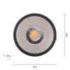 Neuhaus PURE® LED Deckenstrahler PURE Nola, schwarz, 1-flammig, drehbar, dimmbar
