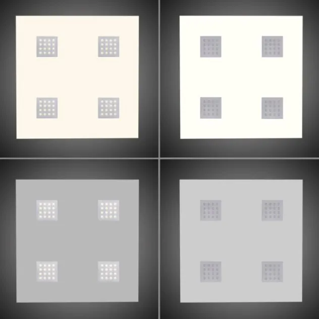 Neuhaus PURE® LED-Panel PURE Neo, aluminium gebürstet, 62x62cm, dimmbar