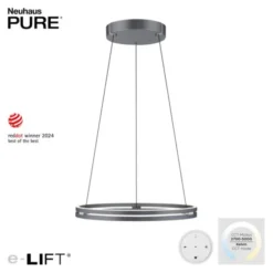 Neuhaus PURE® LED Pendelleuchte PURE E-Loop mystic grey (grau)