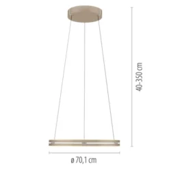 Neuhaus PURE® LED Pendelleuchte PURE E-Loop, bronce