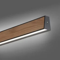 Neuhaus PURE® LED Pendelleuchte PURE E-Motion oak/black pearl