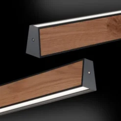 Neuhaus PURE® LED Pendelleuchte PURE E-Motion oak/black pearl