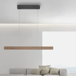 Neuhaus PURE® LED Pendelleuchte PURE E-Motion oak/black pearl