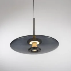 Neuhaus PURE® LED Pendelleuchte PURE E-Vitrum, platin (grau), höhenverstellbar
