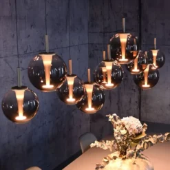 Neuhaus PURE® LED Pendelleuchte PURE E-Infinity, bronce mit e-Slide Funktion