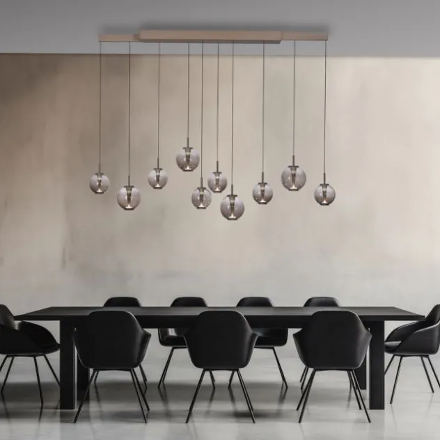 Neuhaus PURE® LED Pendelleuchte PURE E-Infinity, bronce mit e-Slide Funktion