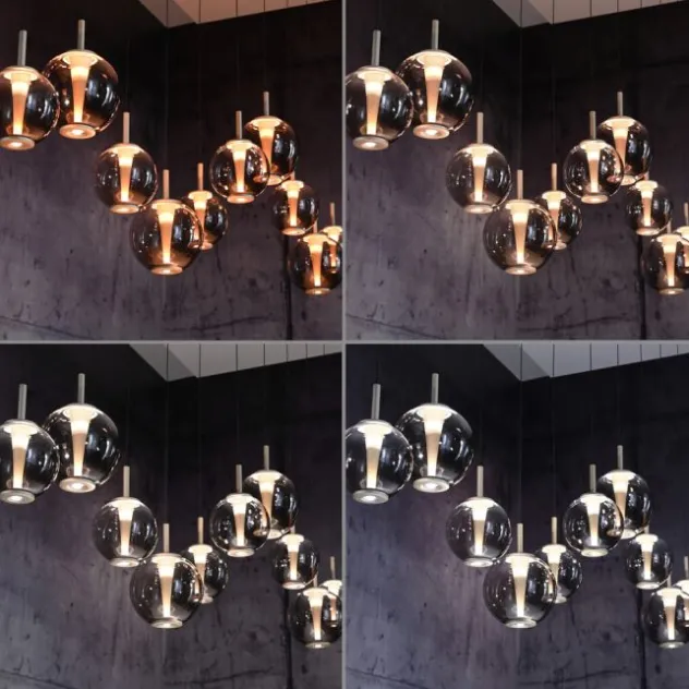 Neuhaus PURE® LED Pendelleuchte PURE E-Infinity, bronce mit e-Slide Funktion