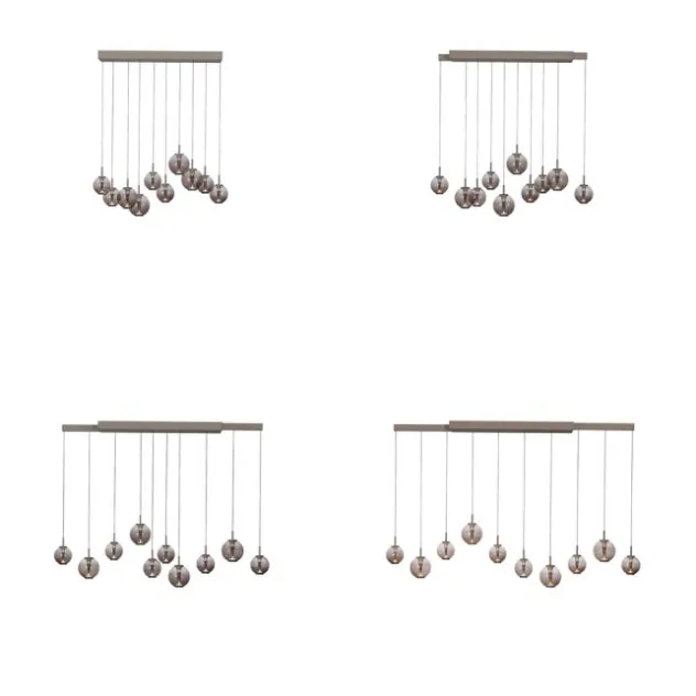 Neuhaus PURE® LED Pendelleuchte PURE E-Infinity, bronce mit e-Slide Funktion