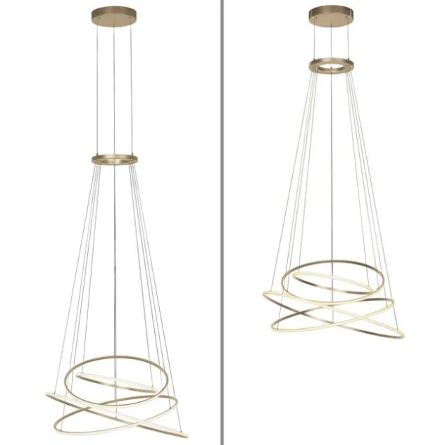 Neuhaus PURE® LED Pendelleuchte PURE Flying Rings,bronce