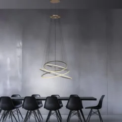 Neuhaus PURE® LED Pendelleuchte PURE Flying Rings,bronce