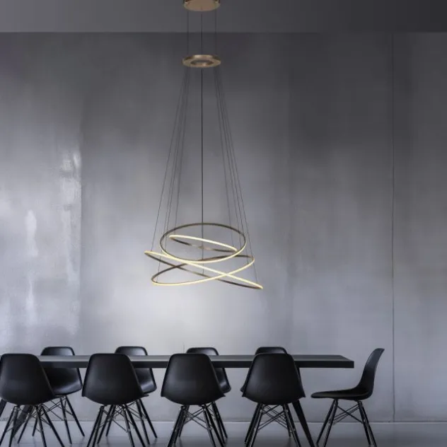 Neuhaus PURE® LED Pendelleuchte PURE Flying Rings,bronce