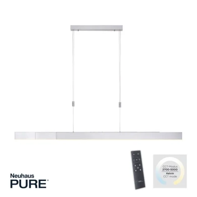 Neuhaus PURE® LED Pendelleuchte PURE Moto e-SLIDE® diamond (alu)