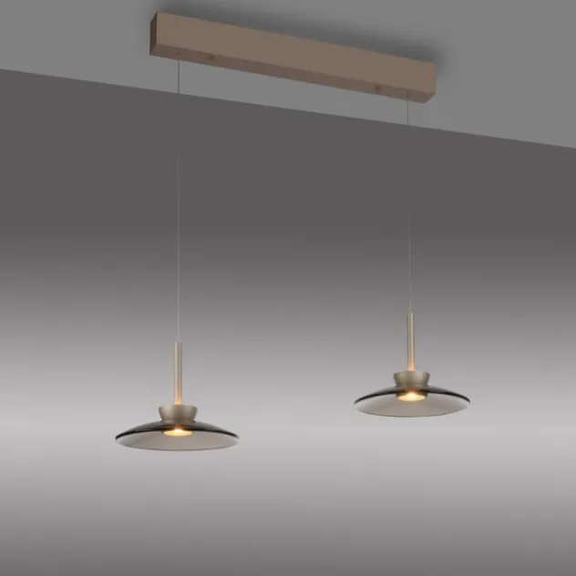 Neuhaus PURE® LED Pendelleuchte Pure Moon, bronce, höhenverstellbar, dimmbar
