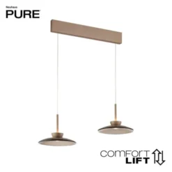 Neuhaus PURE® LED Pendelleuchte Pure Moon, bronce, höhenverstellbar, dimmbar