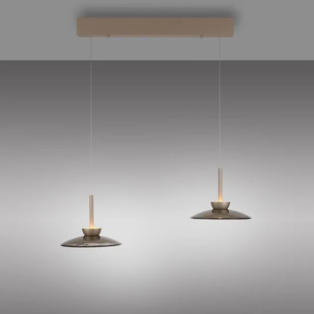 Neuhaus PURE® LED Pendelleuchte Pure Moon, bronce, höhenverstellbar, dimmbar