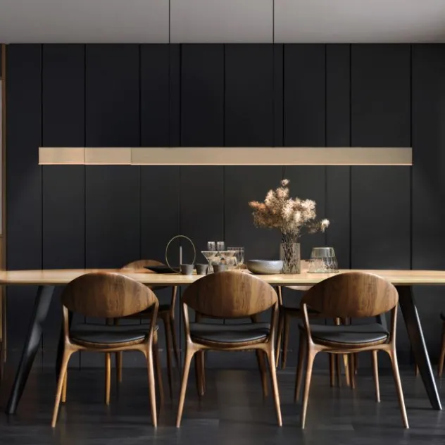 Neuhaus PURE® LED Pendelleuchte PURE Moto-Rise imperial gold elektrisch