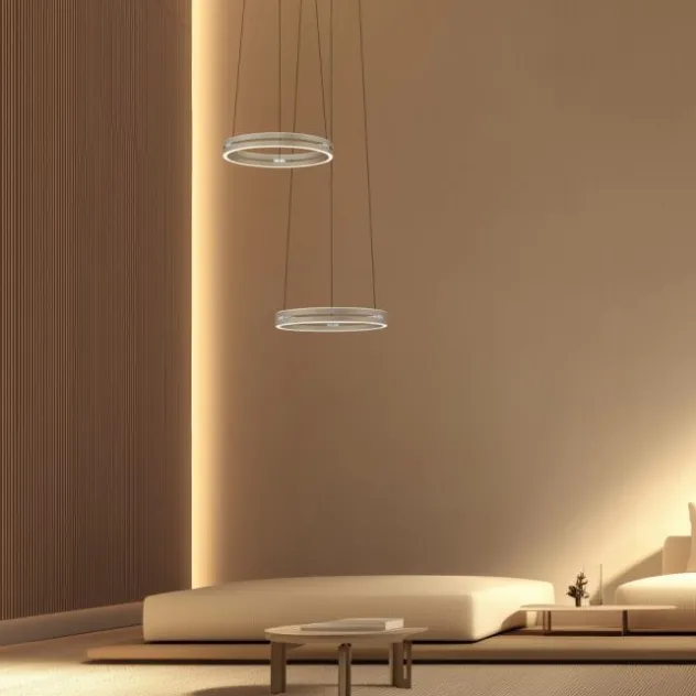 Neuhaus PURE® LED Pendelleuchte PURE E-Loop, bronce