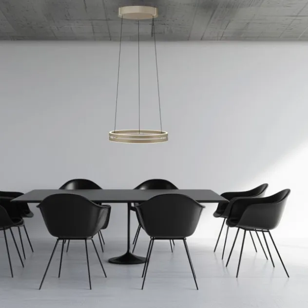 Neuhaus PURE® LED Pendelleuchte PURE E-Loop, bronce