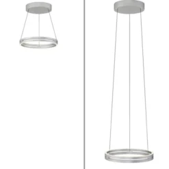 Neuhaus PURE® LED Pendelleuchte PURE E-Loop stone (alu)