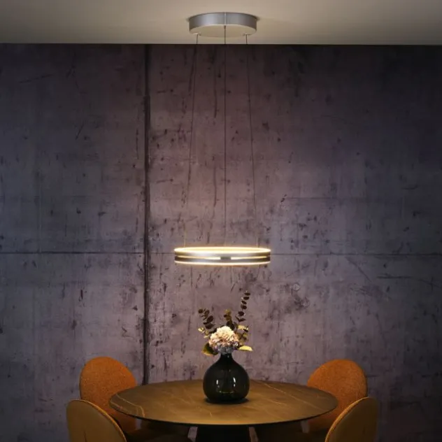 Neuhaus PURE® LED Pendelleuchte PURE E-Loop stone (alu)