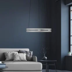 Neuhaus PURE® LED Pendelleuchte PURE E-Loop stone (alu)