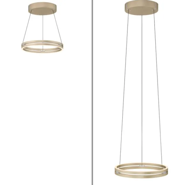 Neuhaus PURE® LED Pendelleuchte PURE E-Loop ivory gold