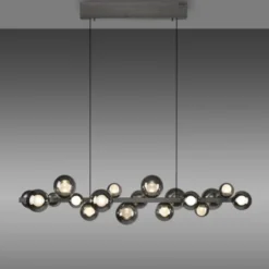Neuhaus PURE® LED Pendelleuchte PURE E-Popup platin (grau)