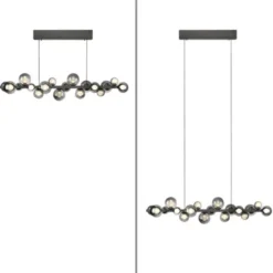 Neuhaus PURE® LED Pendelleuchte PURE E-Popup platin (grau)