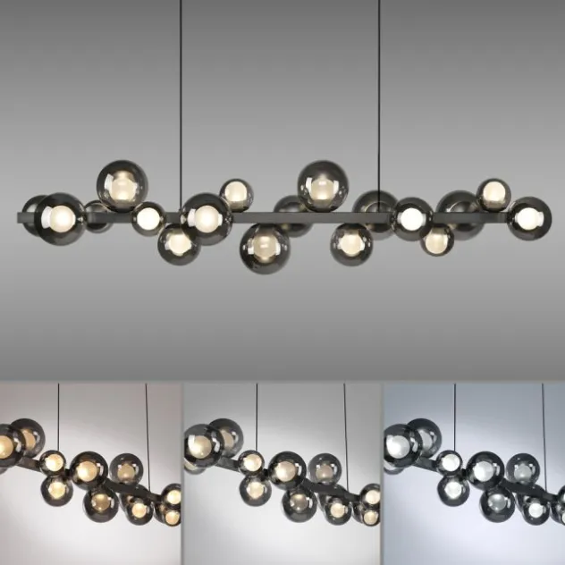 Neuhaus PURE® LED Pendelleuchte PURE E-Popup platin (grau)