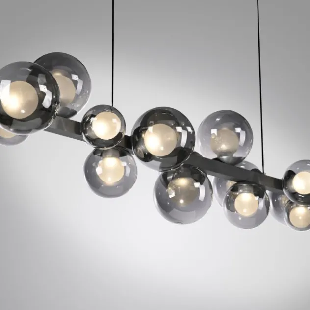 Neuhaus PURE® LED Pendelleuchte PURE E-Popup platin (grau)