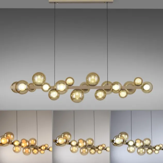 Neuhaus PURE® LED Pendelleuchte PURE E-Popup, bronce