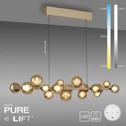 Neuhaus PURE® LED Pendelleuchte PURE E-Popup, bronce