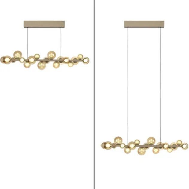 Neuhaus PURE® LED Pendelleuchte PURE E-Popup, bronce