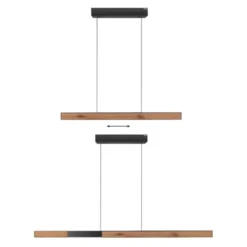 Neuhaus PURE® LED Pendelleuchte PURE Moto-Rise oak/black pearl