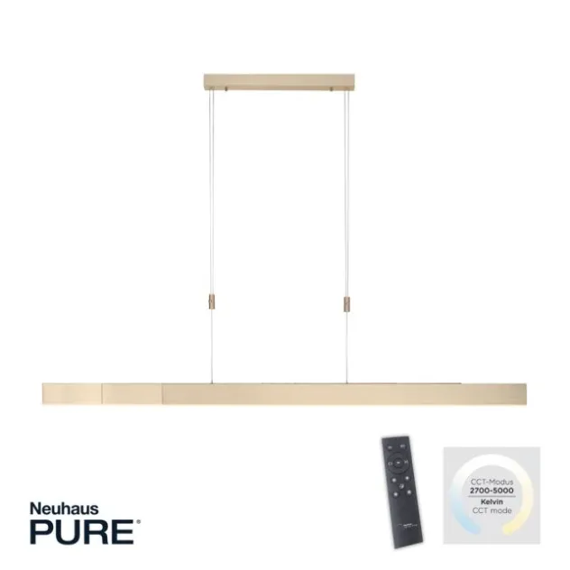 Neuhaus PURE® LED Pendelleuchte PURE Moto e-SLIDE® imperial gold