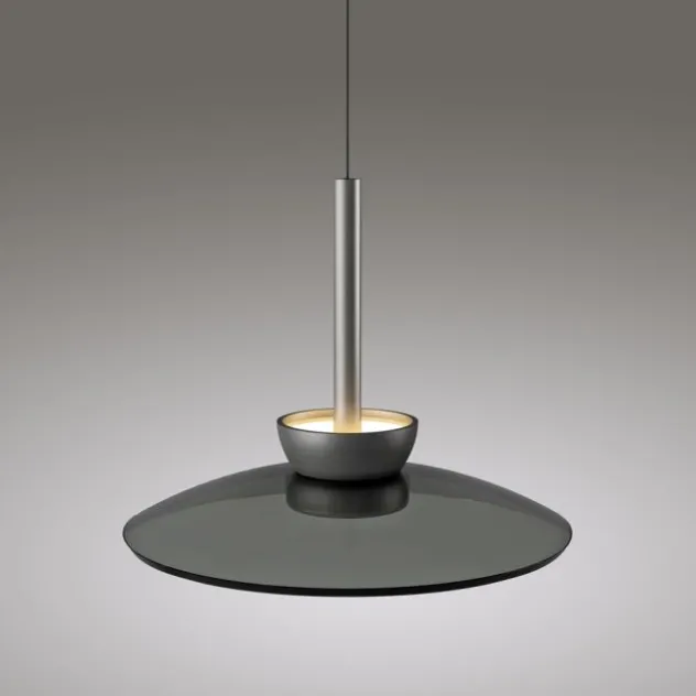 Neuhaus PURE® LED Pendelleuchte PURE Moon platin (grau) höhenverstellbar