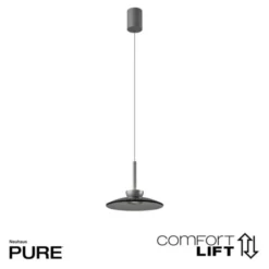 Neuhaus PURE® LED Pendelleuchte PURE Moon platin (grau) höhenverstellbar